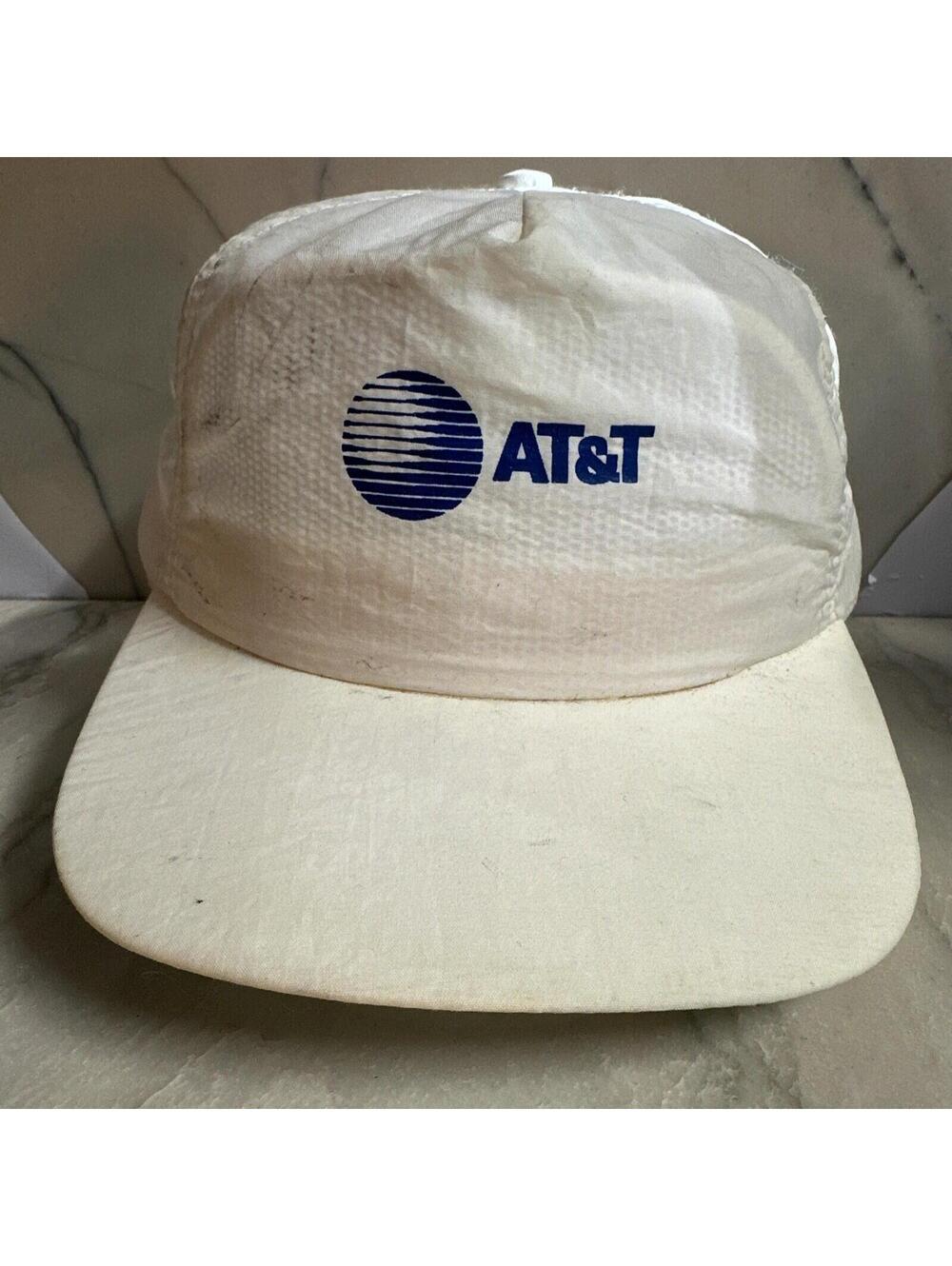 At&T Vintage Made in USA Stylemaster Snapback  Y2k Lightweight Hat Cap